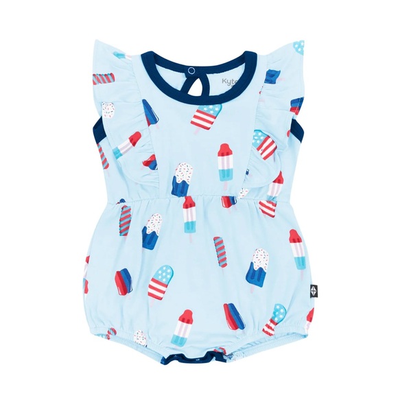 EUC Kyte Baby Bubble Romper in Popsicle size 2T - Picture 2 of 6